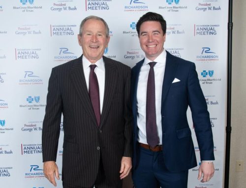 Meet President Bush at the Richardson Chamber of Commerce with intro by Manasseh Durkin